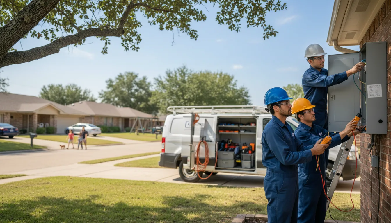 Certified electrician providing emergency electrical services in Inman, KS